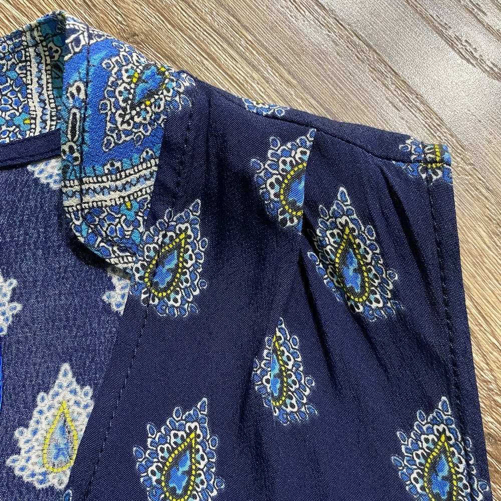 NWOT Anthropologie Paisley Printed Handkerchief Dress - Picture 9 of 15